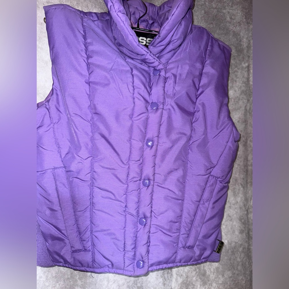 Lavender Quilted Vest by [Brand]